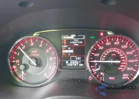 2016 Subaru Wrx Sti из США, поврежденный, VIN JF1VA2M68G9811439